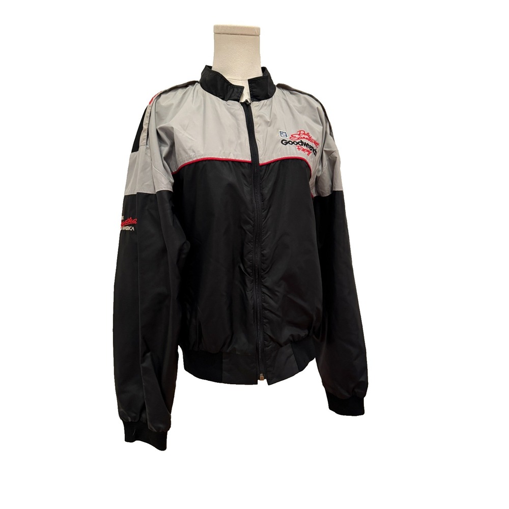 Vintage 90s Dale Earnhardt GM Goodwrench Racing Jacket Men Large Chevy Heartbeat - Picture 3 of 8